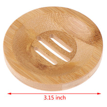 Load image into Gallery viewer, 14Styles Natural Carbide Wood Soap Dish Wooden Soap Container Travel Wood Soap Box Shower Plate Bathroom Soap Holder