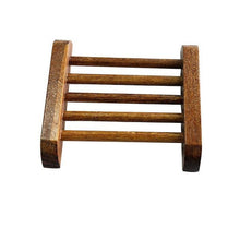 Load image into Gallery viewer, Natural Wooden Bamboo Soap Dish Wooden Soap Tray Holder Storage Soap Rack Plate Box Container For Bath Shower Plate Bathroom