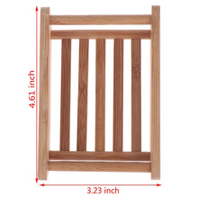 Load image into Gallery viewer, 14Styles Natural Carbide Wood Soap Dish Wooden Soap Container Travel Wood Soap Box Shower Plate Bathroom Soap Holder
