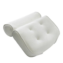 Load image into Gallery viewer, Bath Tub Spa Non-Slip Cushioned Bath Tub Spa Pillow Bathtub Head Rest Pillow With Suction Cups For Neck And Back Bathroom Supply
