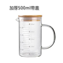 Load image into Gallery viewer, Household ml graduated measure glass beaker water standard cup measuring cup baking cup Milk
