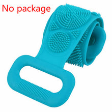 Load image into Gallery viewer, Bath Shower Silicone Body Brush Bath Belt Exfoliating Back Brush Belt Wash Clean Bath Scrub Belt
